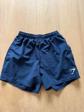 Gymshark Navy Blue Running Shorts 5 inch size xs